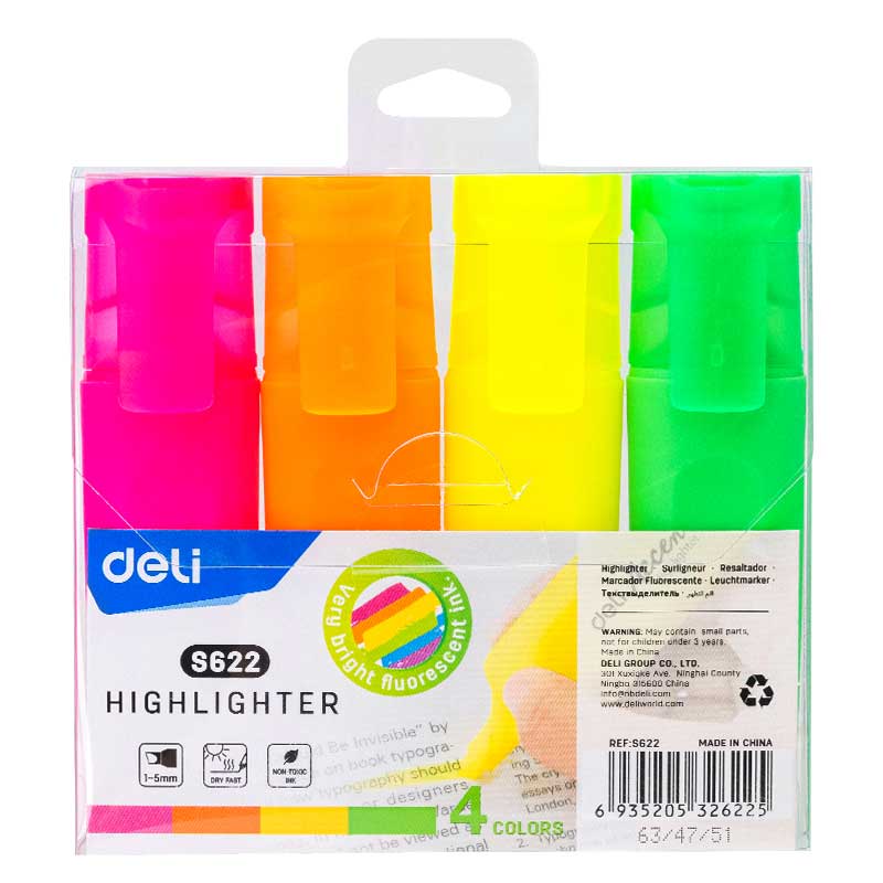 TEXTMARKER SET 4 ACCENT S621 DELI TEXTMARKER SET 4 ACCENT S621 DELI